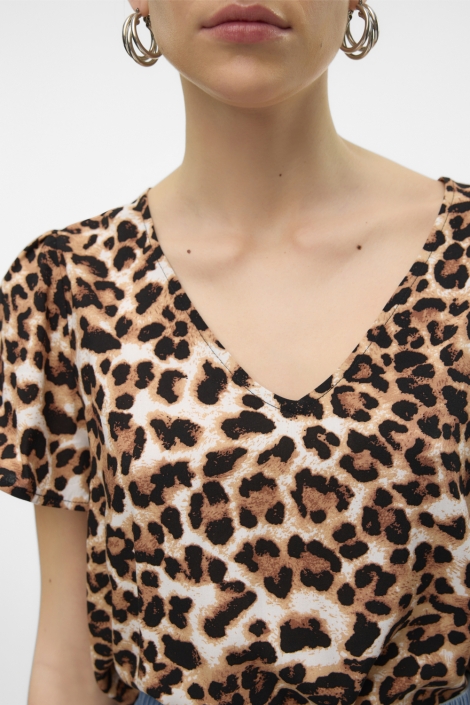 Vero Moda vmeasy joy v-neck ss blouse wvn ga